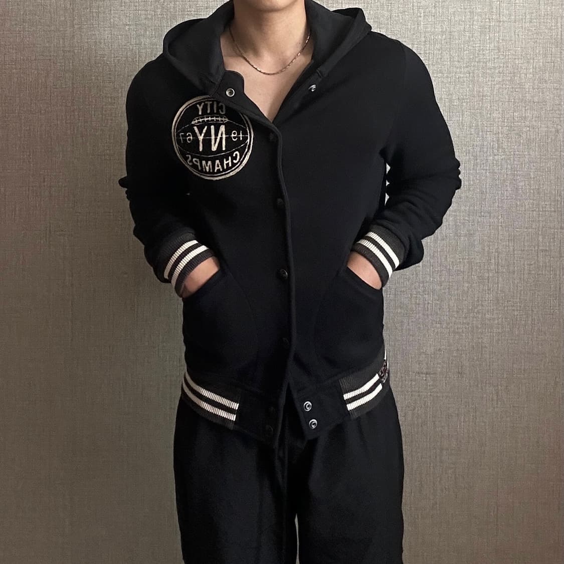 폴로 랄프로렌 스타디움 후드 바시티 자켓 상품이미지1