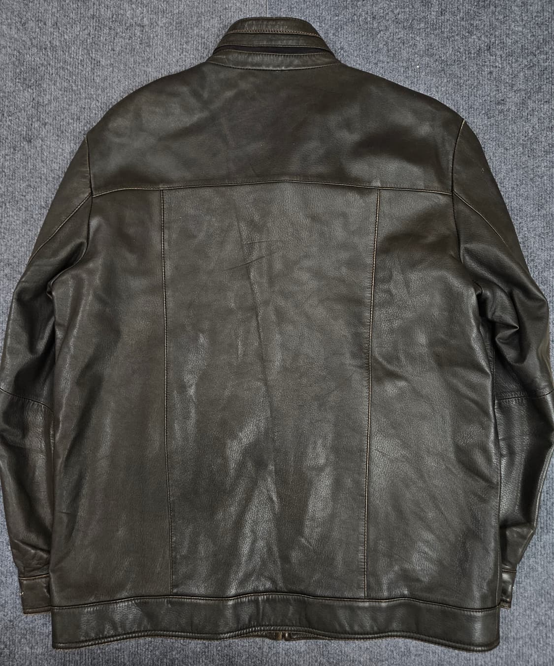 타운젠트 브라운 램스킨 레더 가죽자켓(급처) 상품이미지3