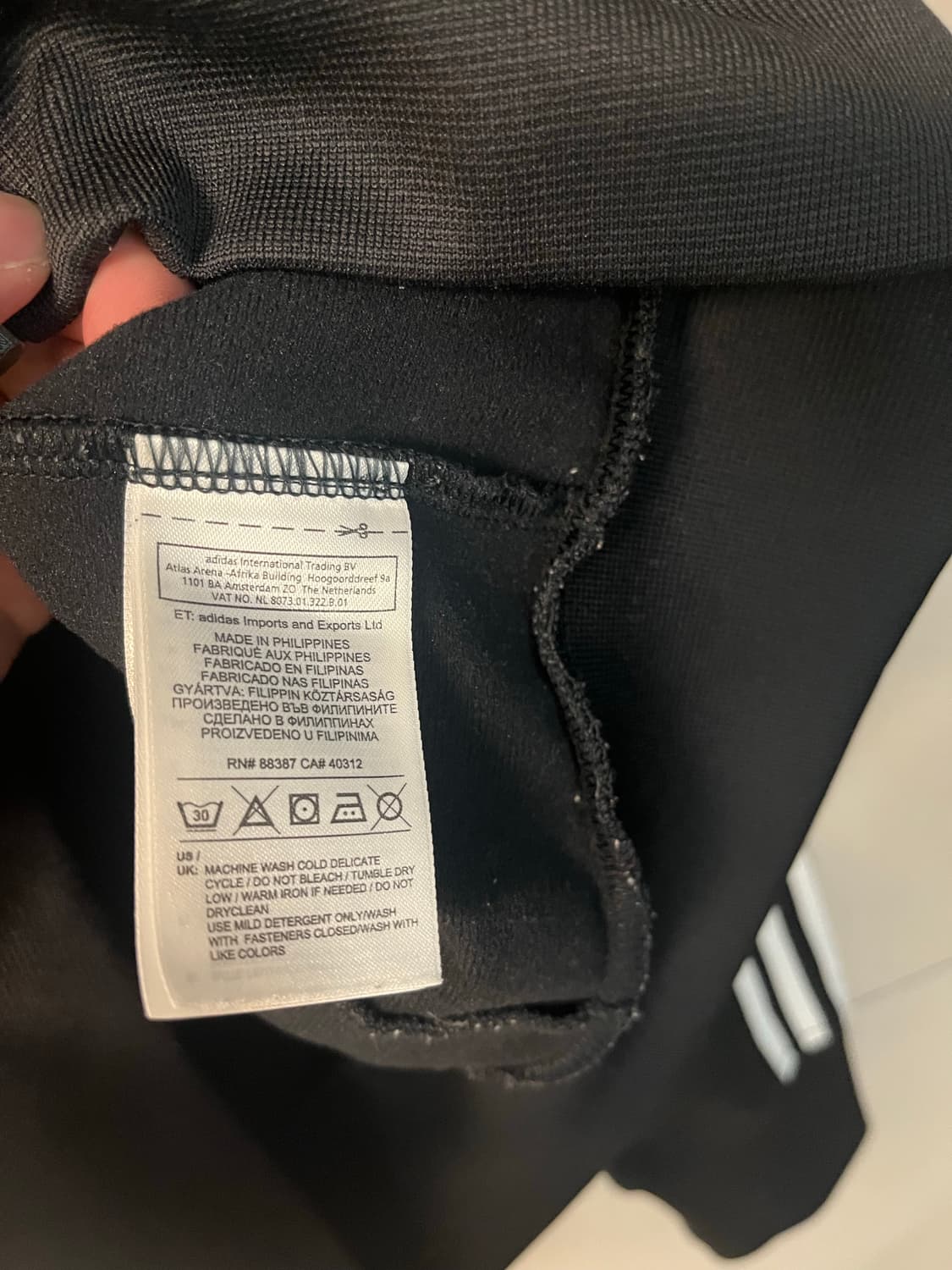 아디다스 해외판 파이어버드 져지 블랙 (M) 상품이미지5