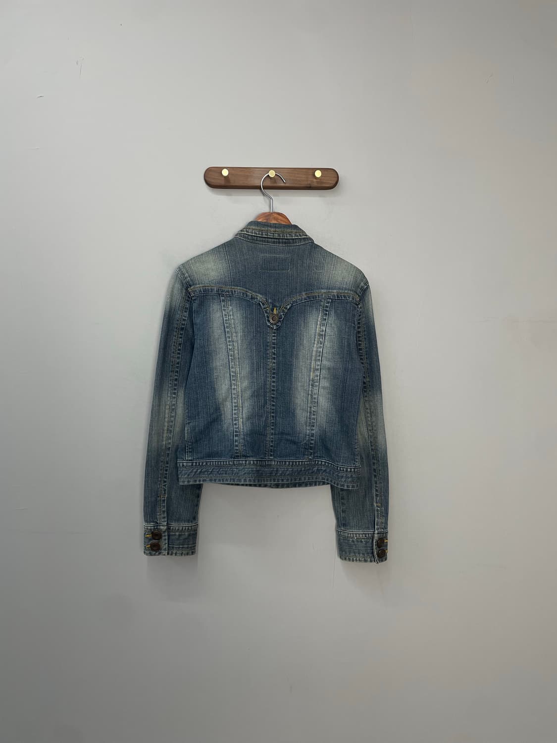 빈티지 데님 워싱 자켓 H1286 상품이미지4