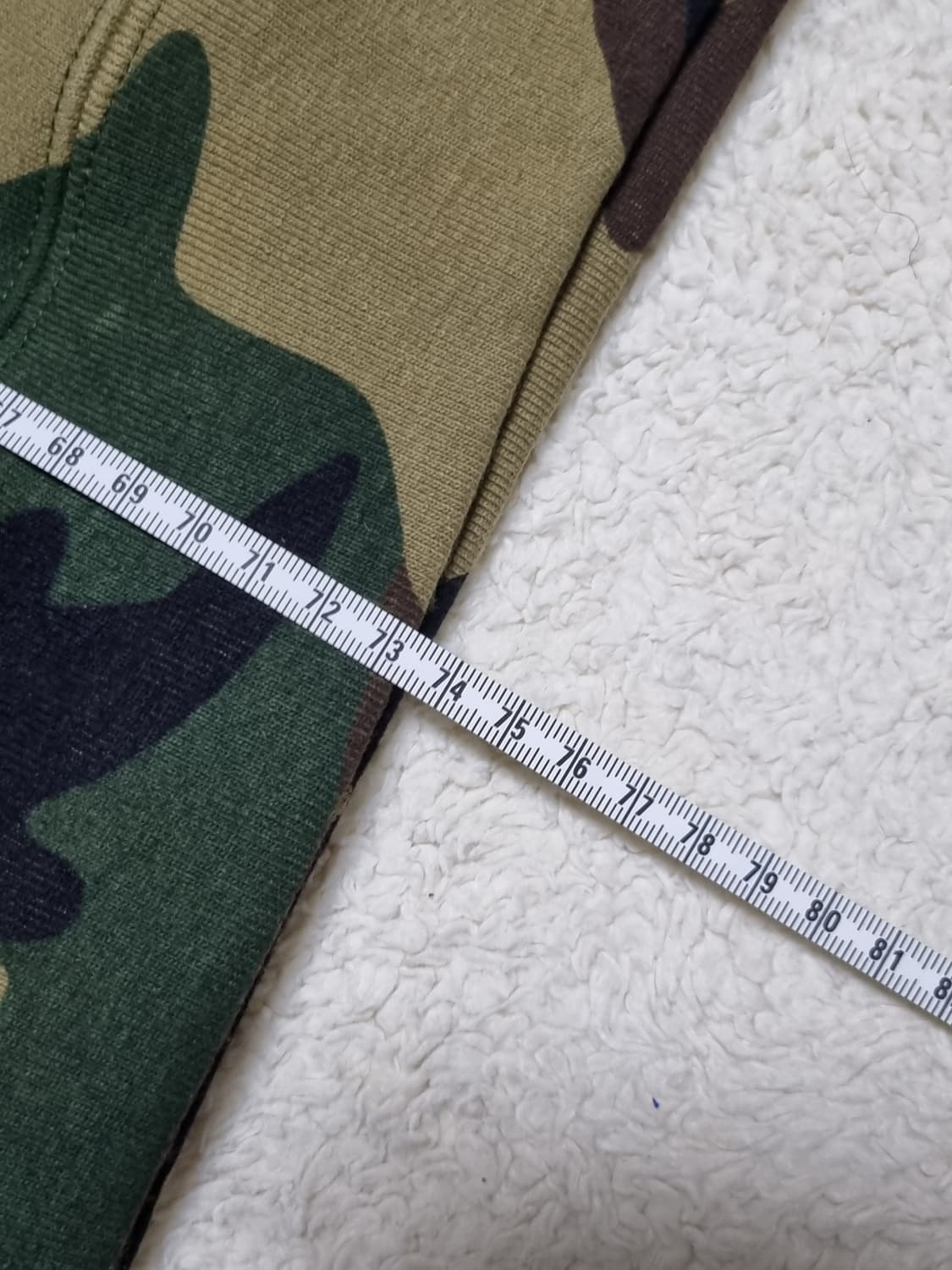 슈프림 스몰 박스 로고 집업 우드랜드 카모 상품이미지3