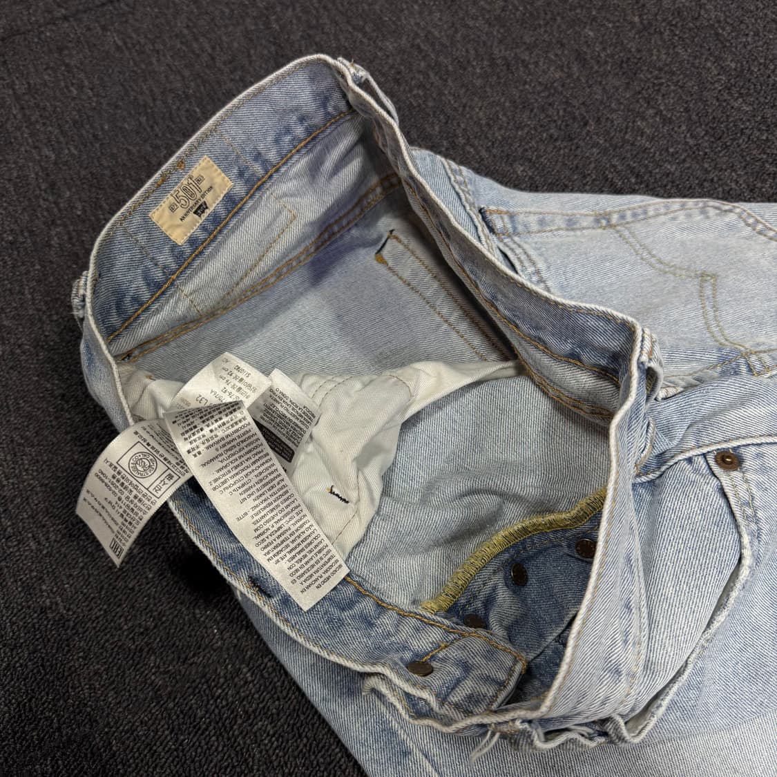 리바이스 501 150주년 데님팬츠 상품이미지10