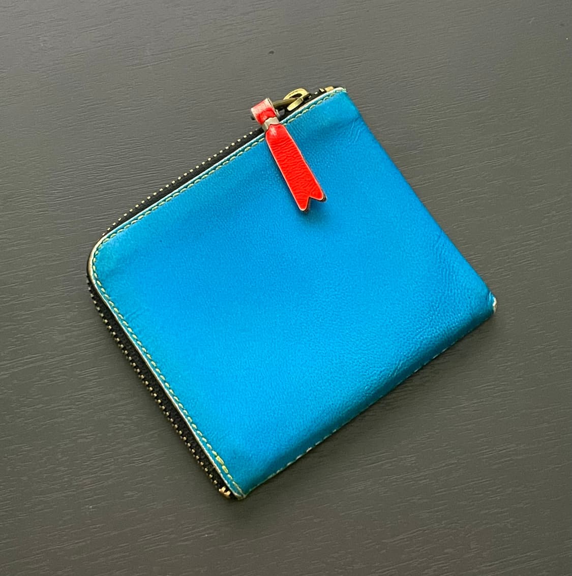 꼼데가르송 Comme des Garcons 슈퍼 플루오 가죽 반지갑 상품이미지4