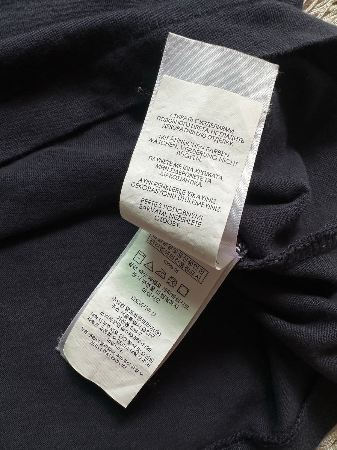 폴로 랄프로렌 POLO 라운드넥 반팔 티셔츠 네이비 L 상품이미지6