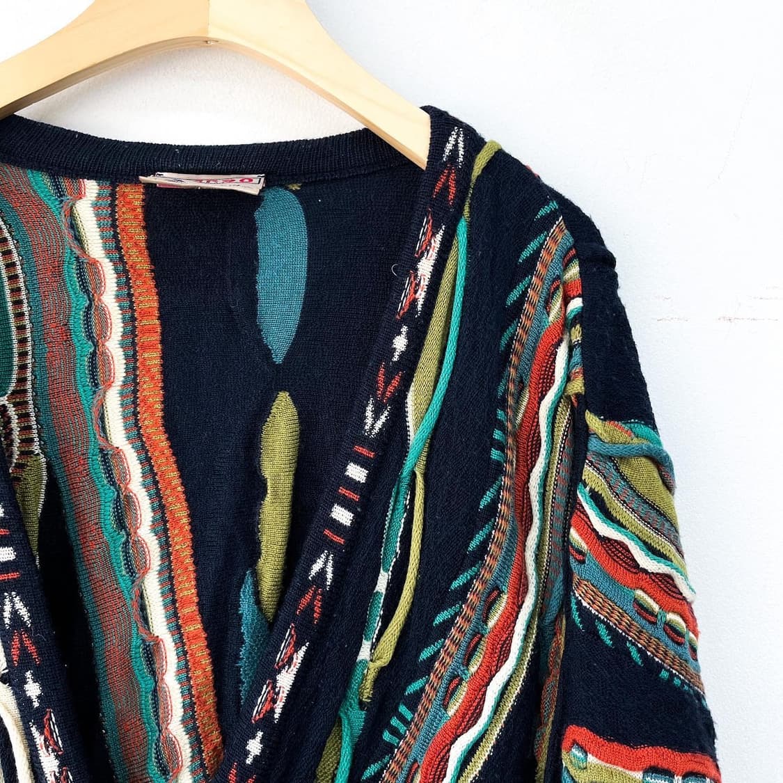 미루 오스트레일리아 3D 케이블 메리노 울 가디건 상품이미지4