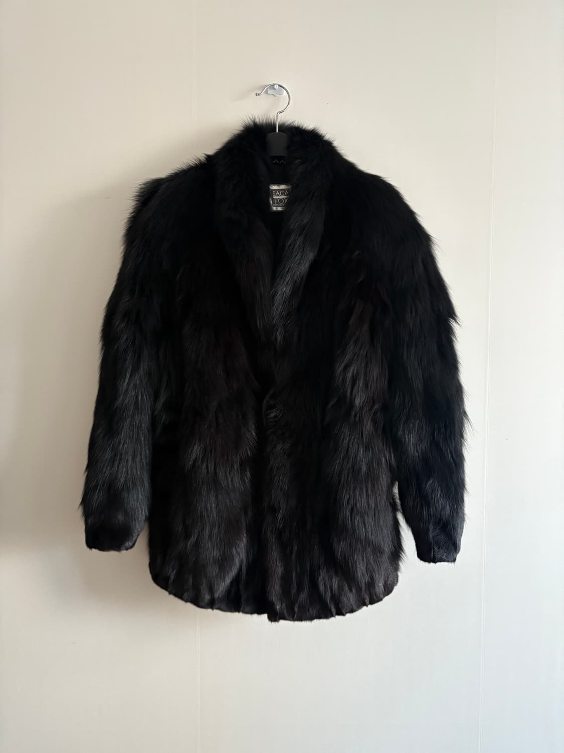 블랙 사가폭스 리얼퍼자켓 상품이미지1