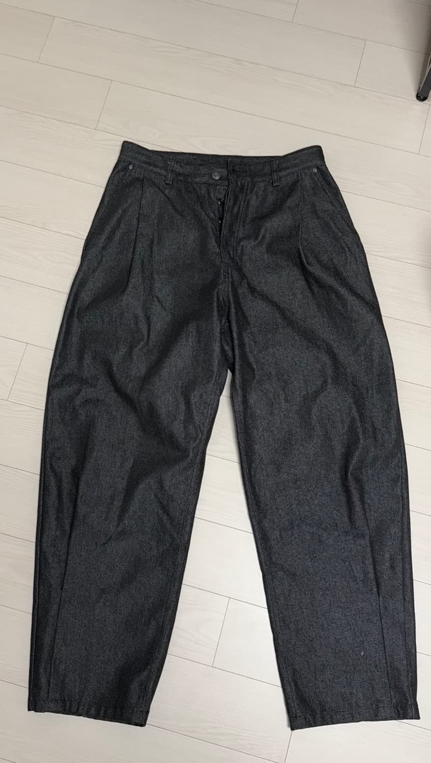 COOR 언체인징 플리츠 데님 팬츠 상품이미지1