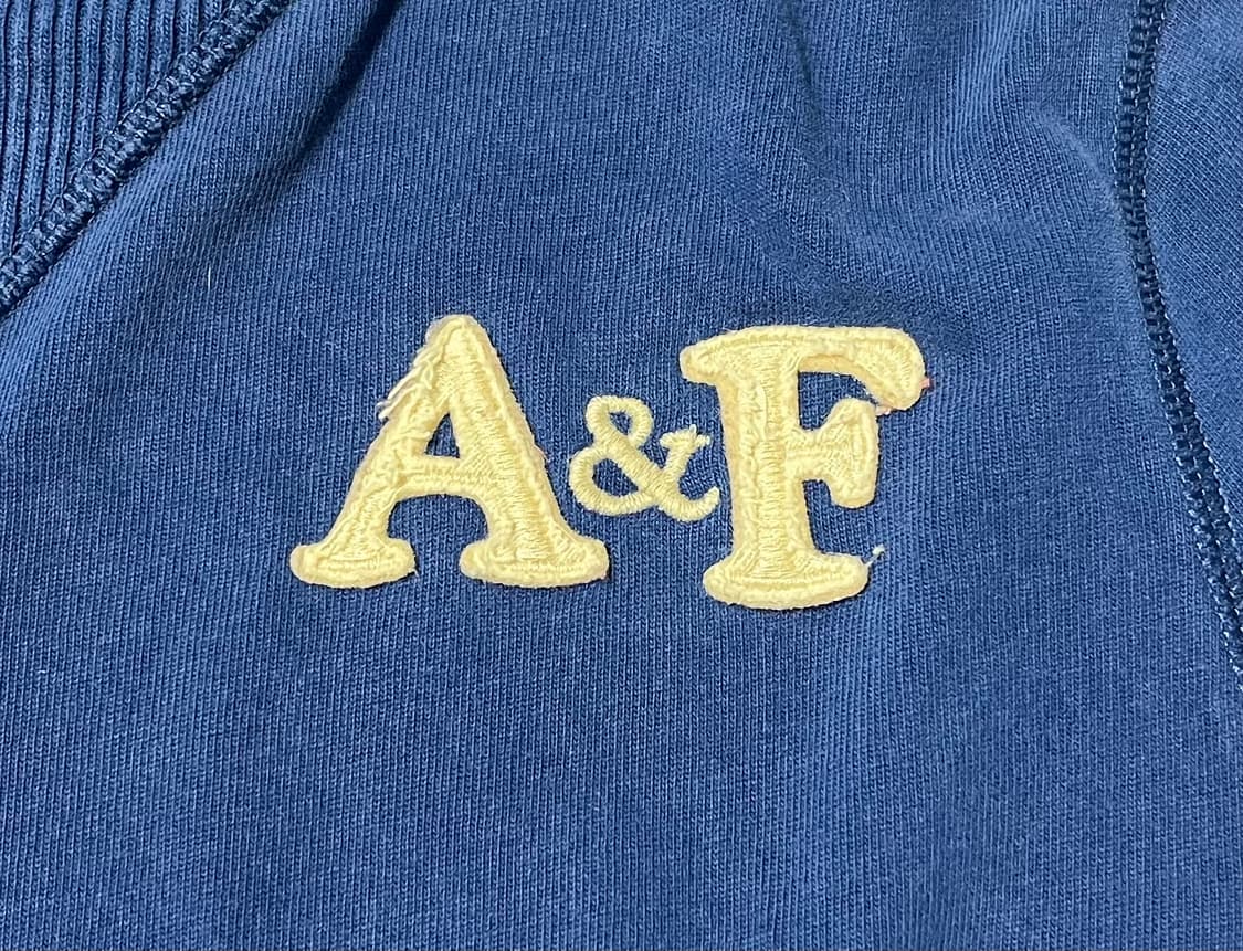 아베크롬비 맨투맨 티 블루M [95-100] 상품이미지4