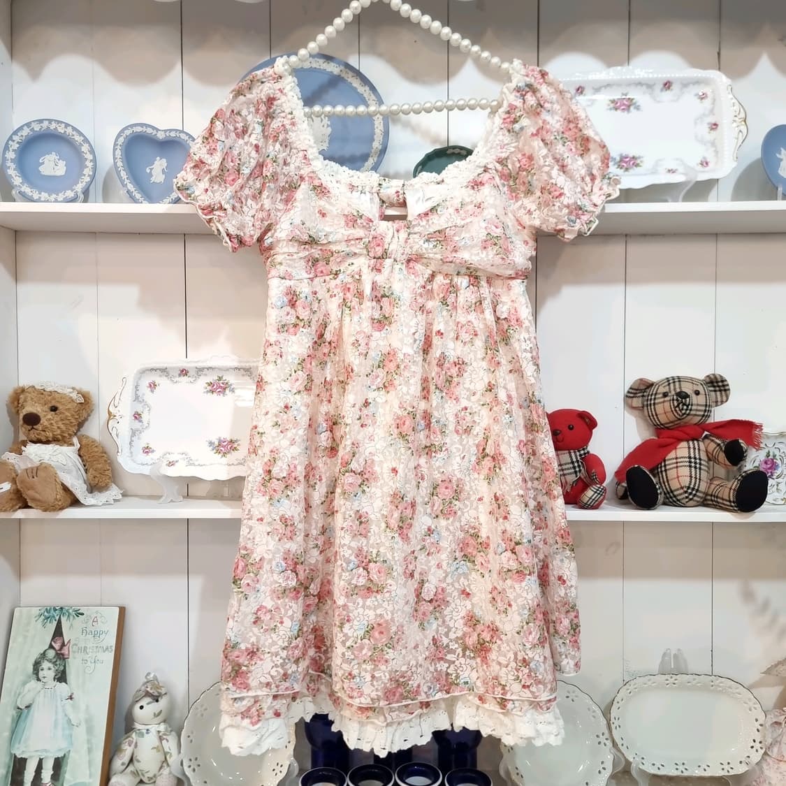 리즈리사(LIZ LISA) 로즈가든 레이스 플라워 원피스 상품이미지1