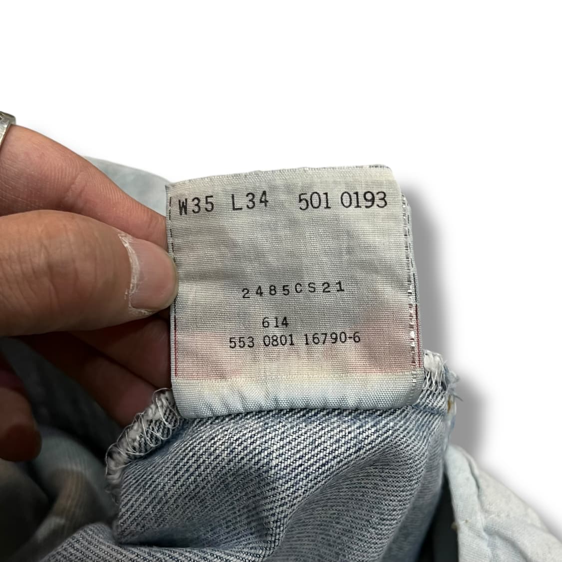  USA 리바이스 501 데님팬츠 y13947 상품이미지9