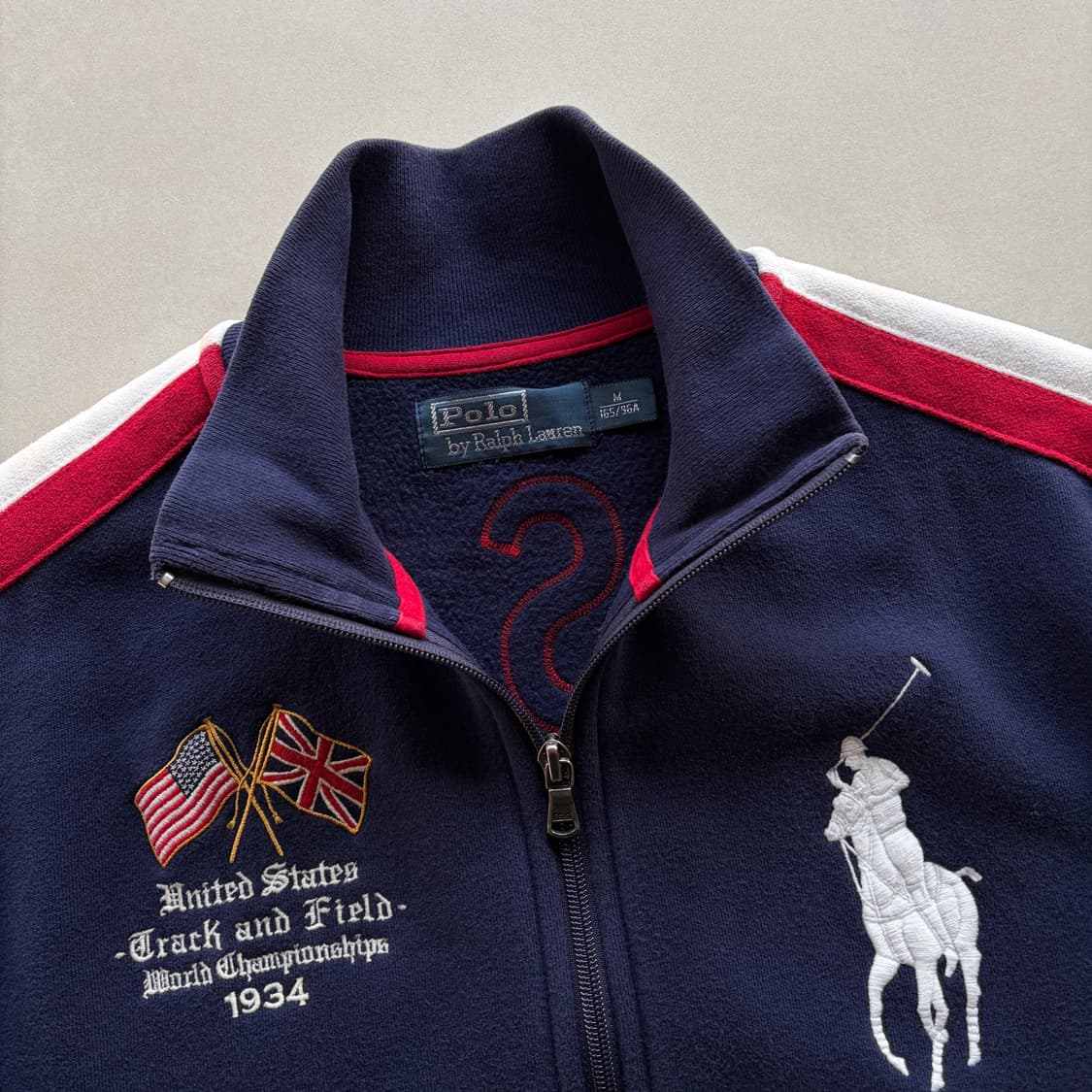 [M]폴로 랄프포렌 빅포니 USA 코튼 스웻 집업 상품이미지9
