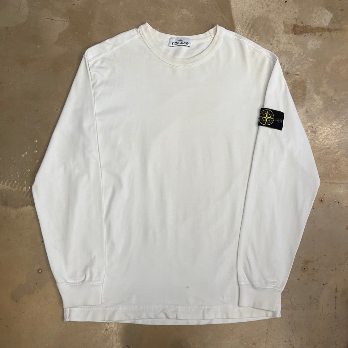 XL 스톤아일랜드 화이트 롱슬리브 상품이미지2