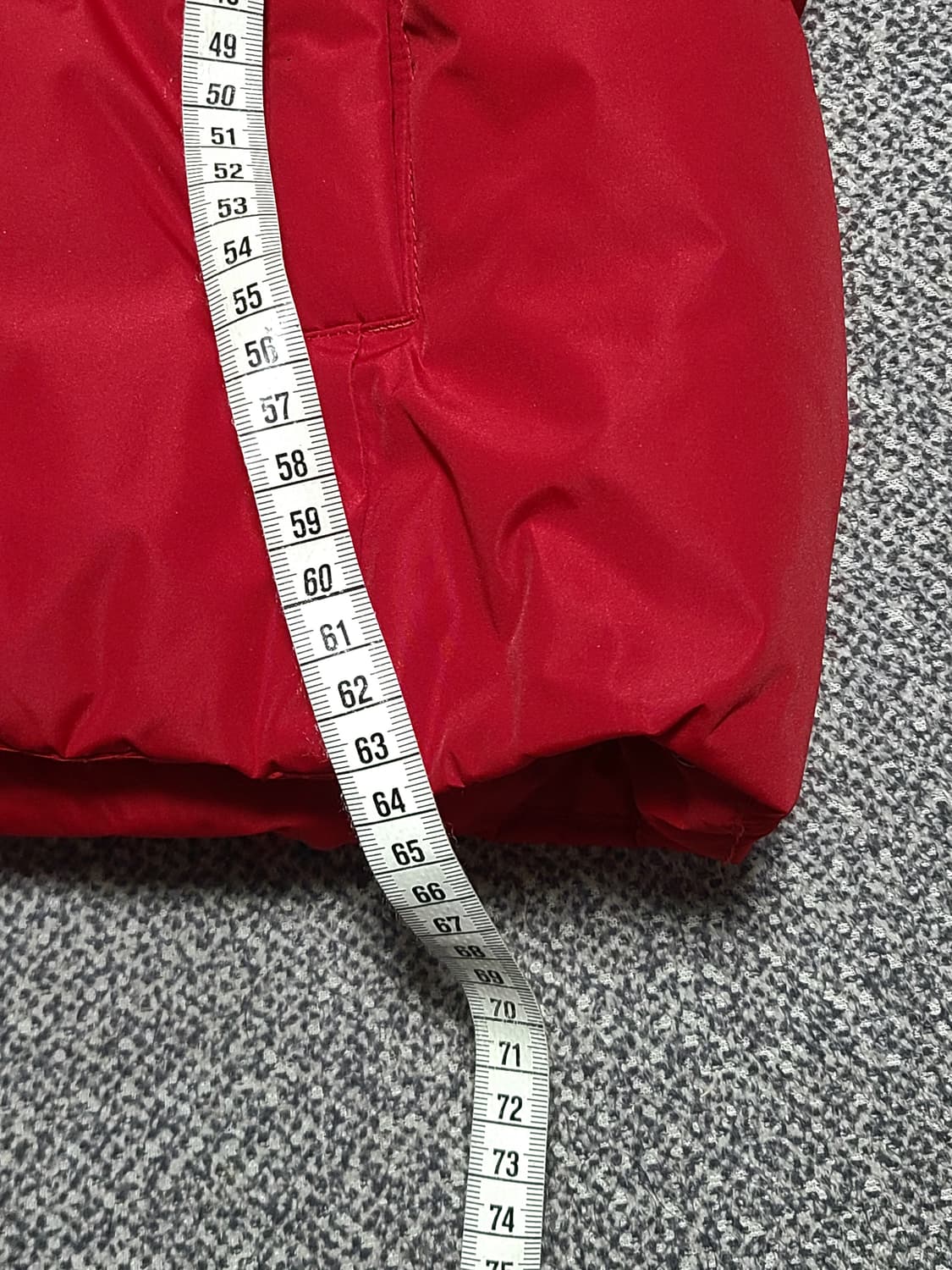 휠라 빨간색  폴리 패딩 90 상품이미지4