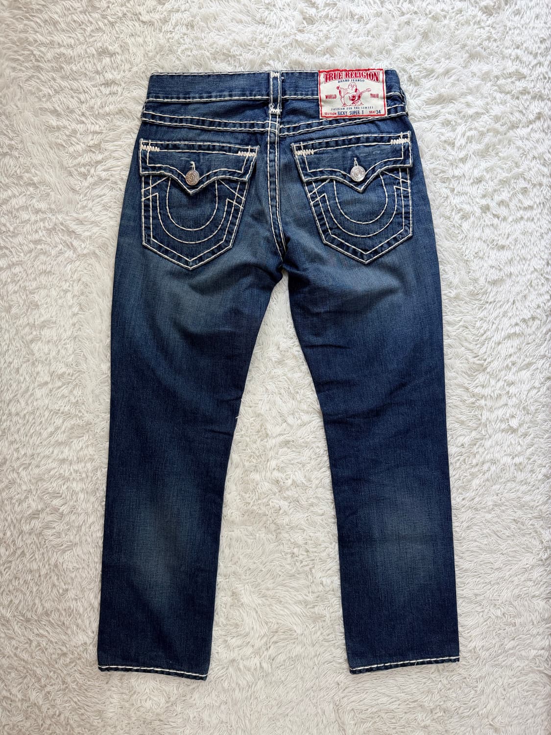 트루릴리전(True Religion) '리키 슈퍼 T' 빈티지 워싱 데님 상품이미지6