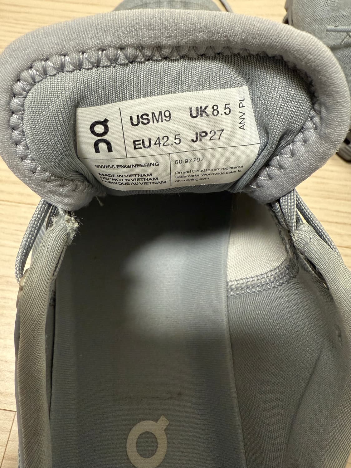 온러닝 클라우드 X 3 미스트 락 270 상품이미지4