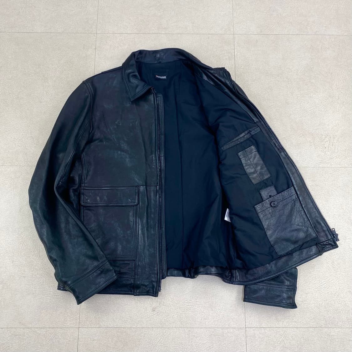 긱테일러 램스킨 신슐레이트 리얼 레더 자켓 (105) 상품이미지1