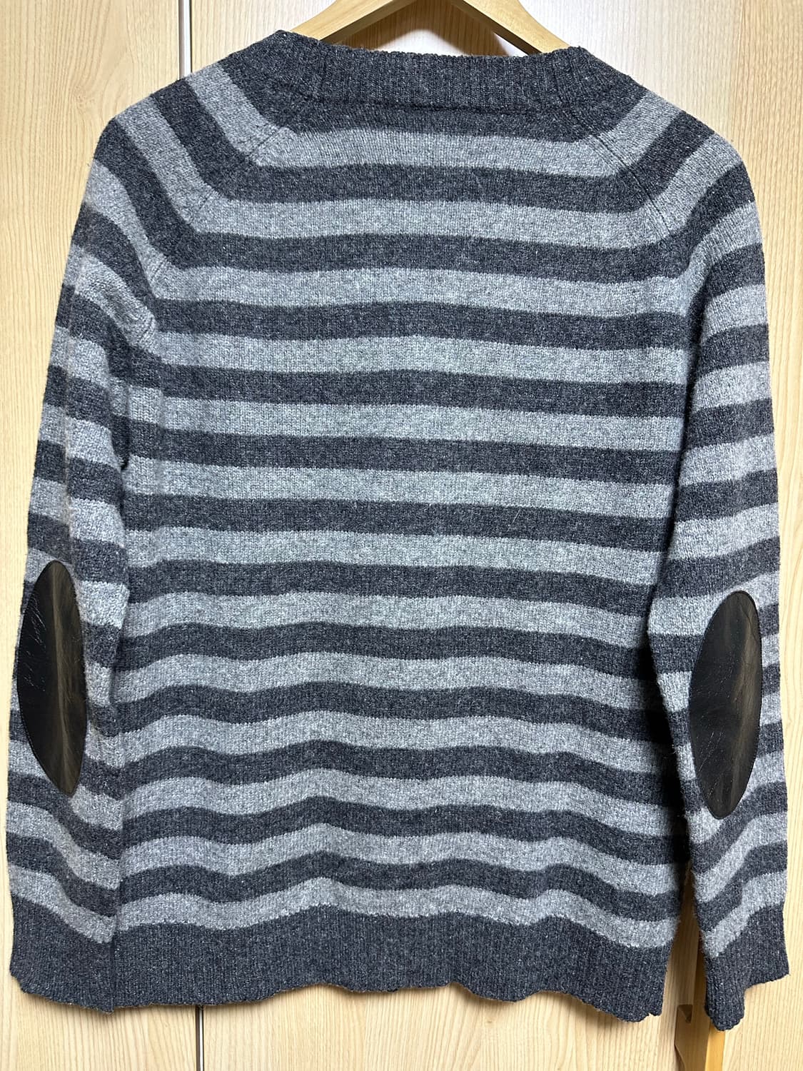 Markaware 울 가죽패치 가디건 3사이즈 상품이미지2