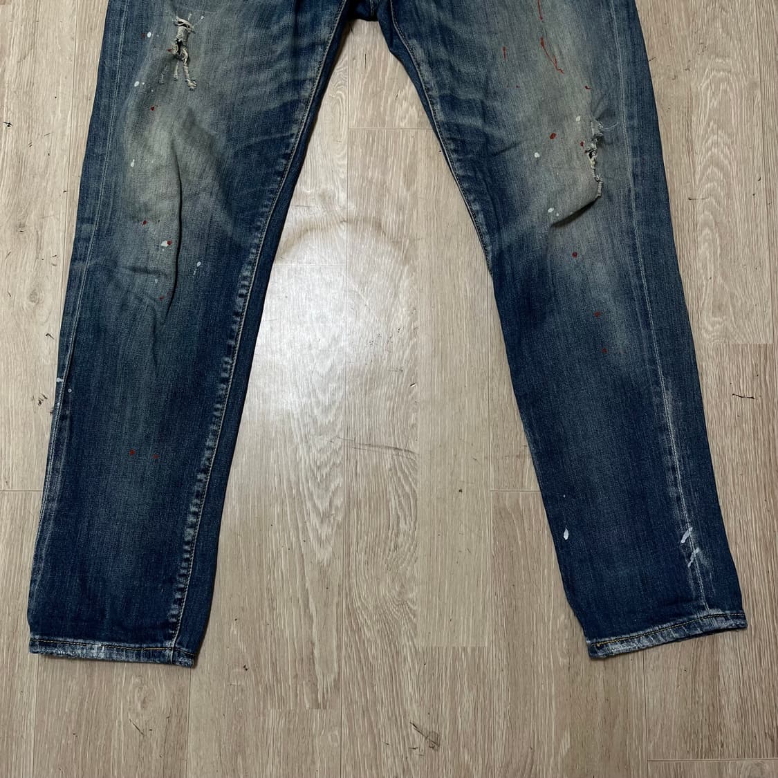 디스퀘어드2 페인팅 워싱 데님 청바지 46 상품이미지3