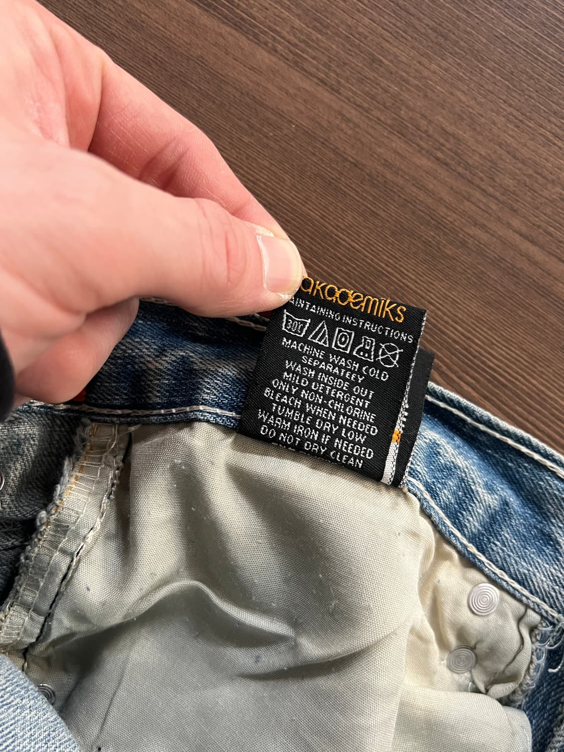 Akademiks 아카데믹 올드스쿨 프린팅 힙합 데님 팬츠 상품이미지9