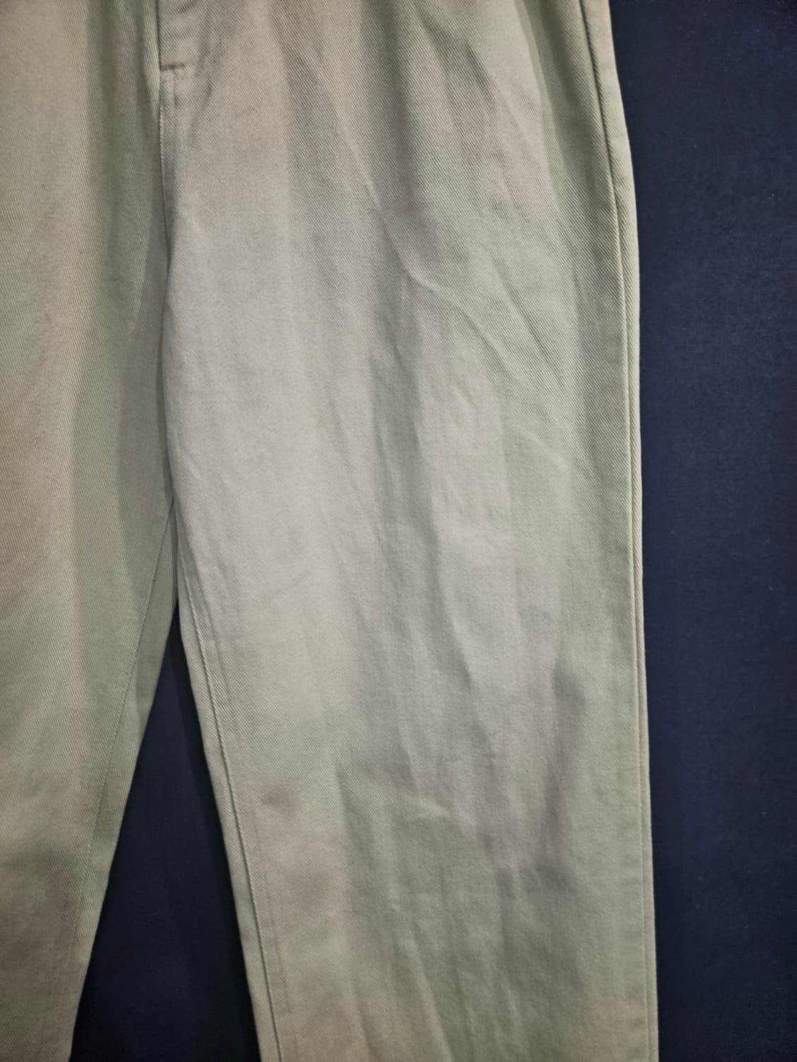 플라스틱 프로덕트 베이지 남성 허리 30 넉넉한 데님팬츠  상품이미지5