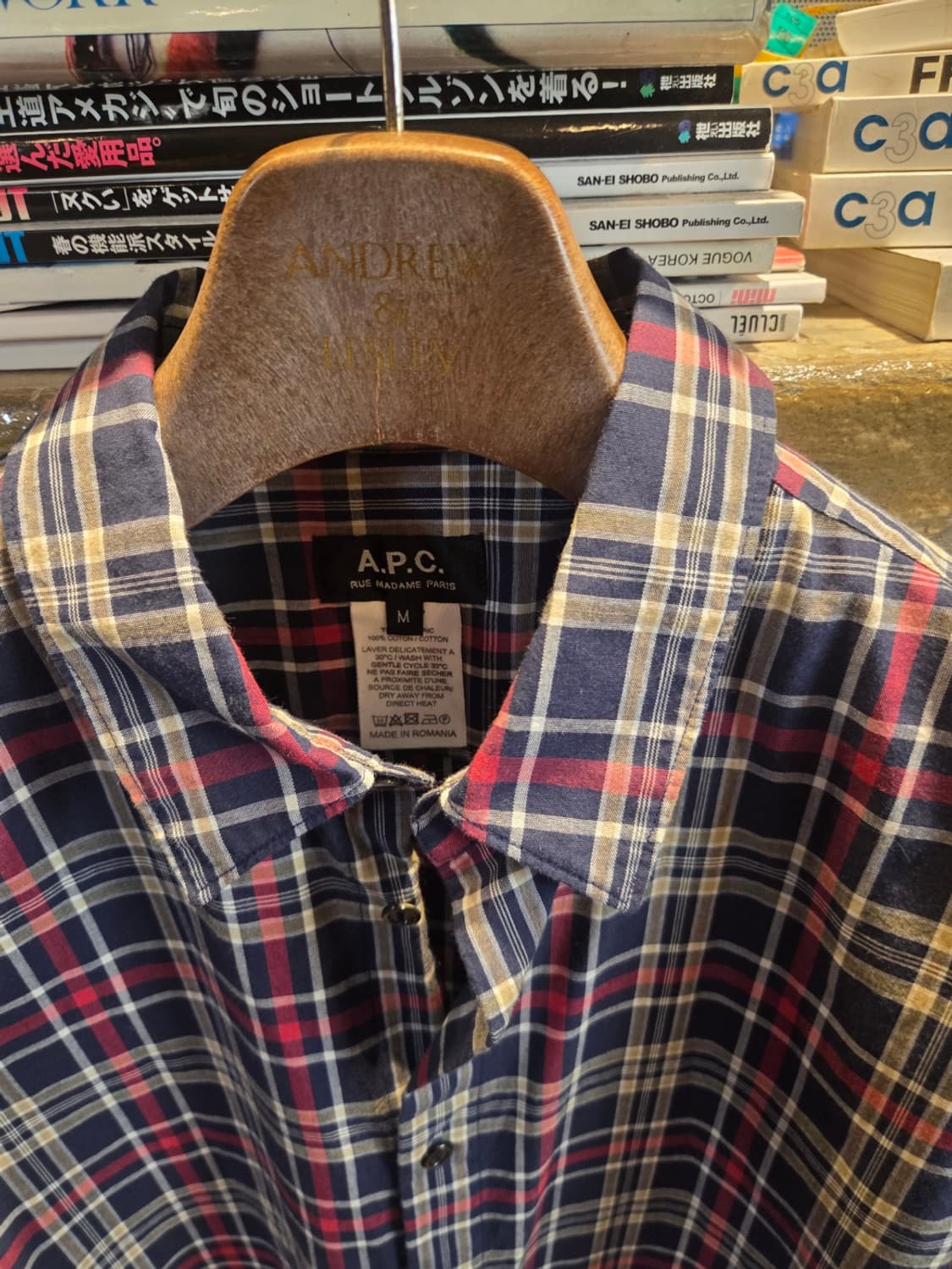 아페세 마드라스 셔츠 상품이미지9