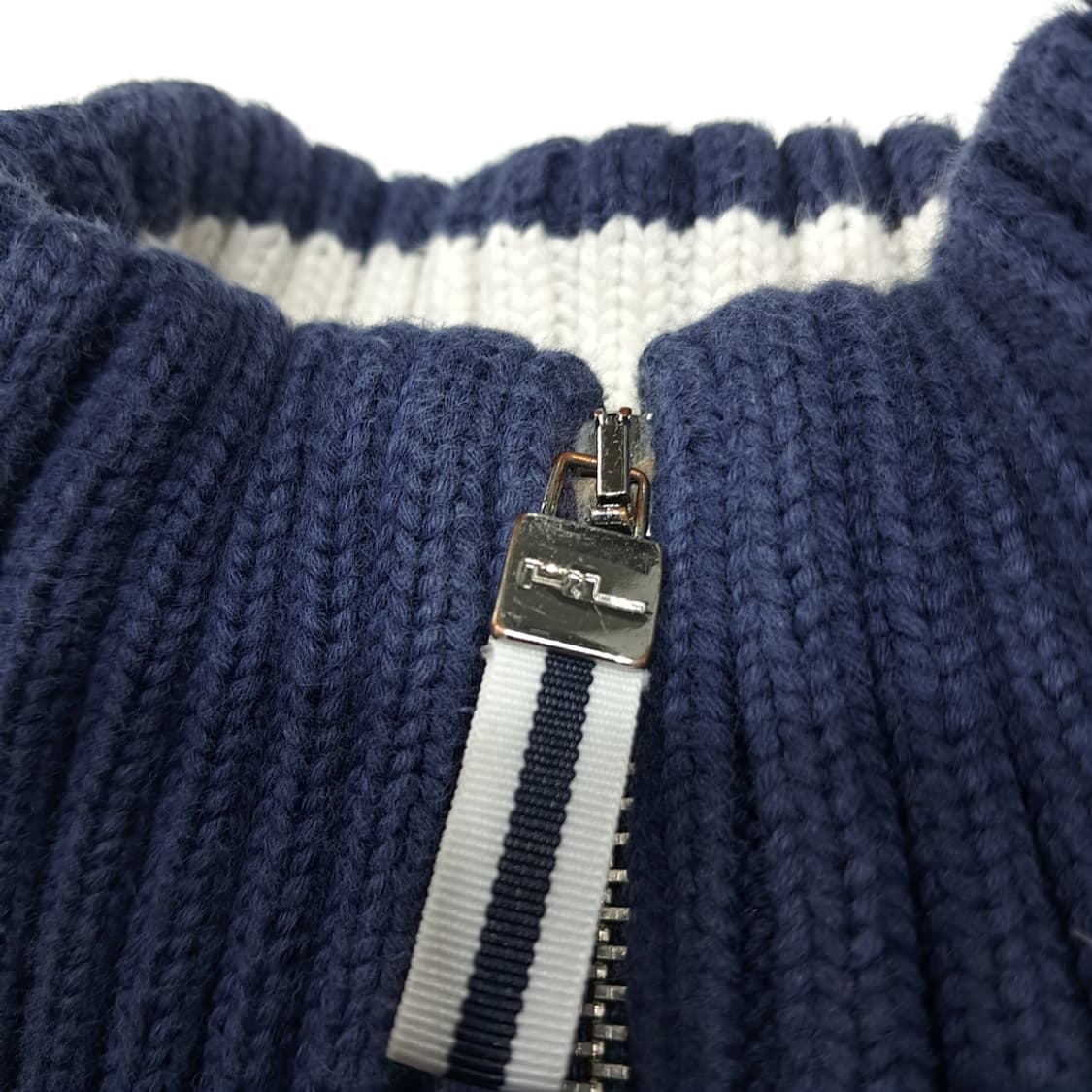 CL190 XL 랄프 로렌 스포츠 코튼 집업 니트 자켓 상품이미지4