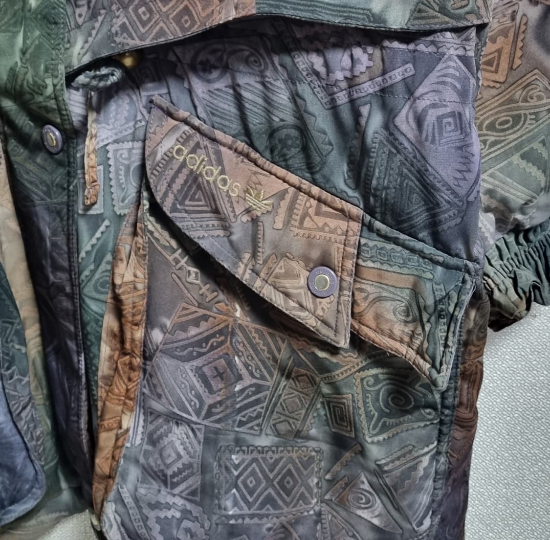 오버핏 L ) 아디다스 빈티지 구스다운 패딩 희귀매물 유일매물 상품이미지2