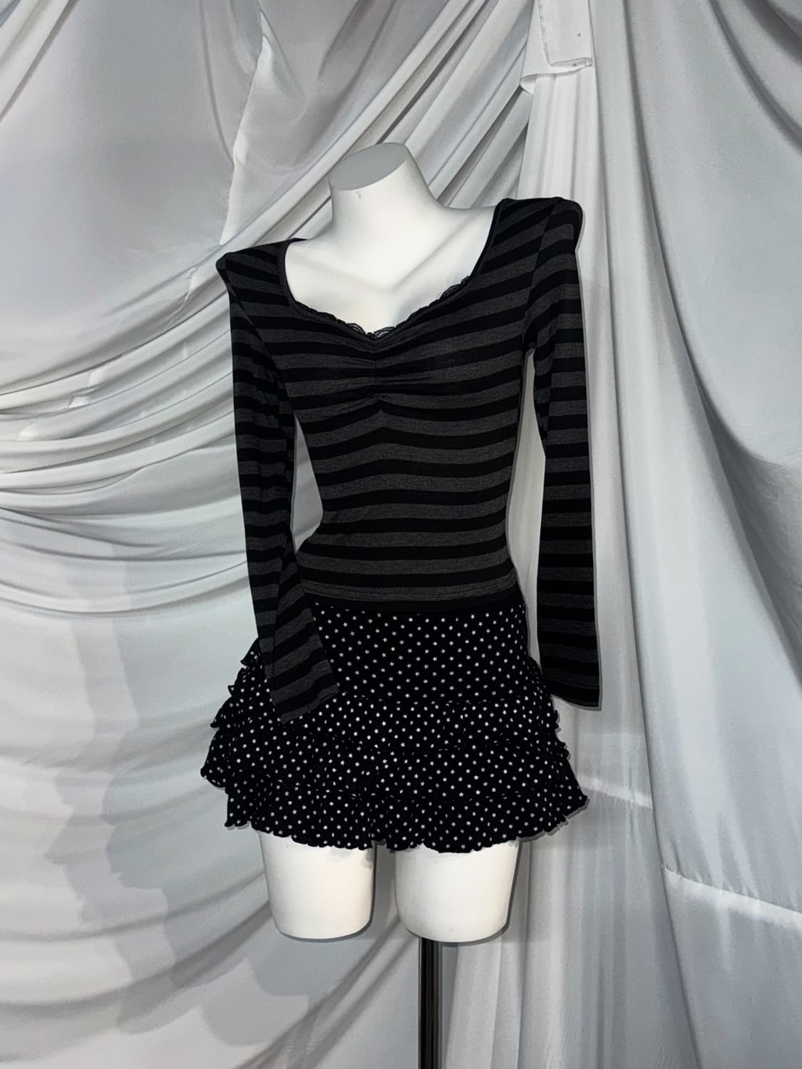 세실맥비 무채색 쇼콜라키치 데일리 코디세트  상품이미지4