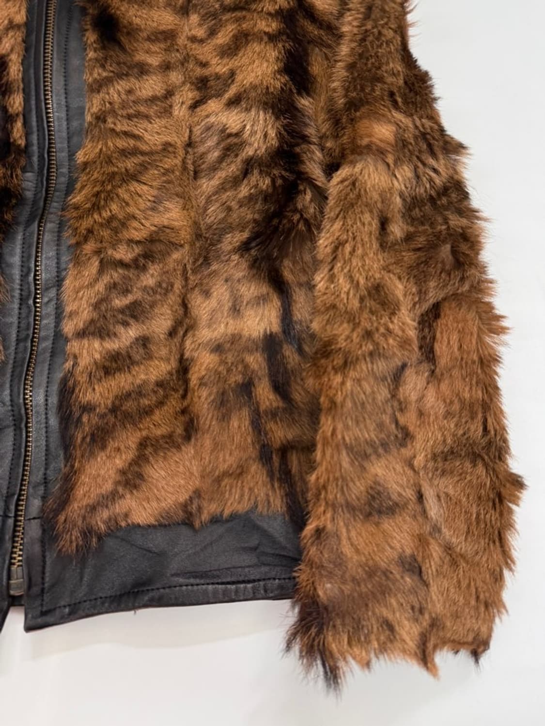 VTG TIGER PATTERN FUR JACKET 상품이미지4