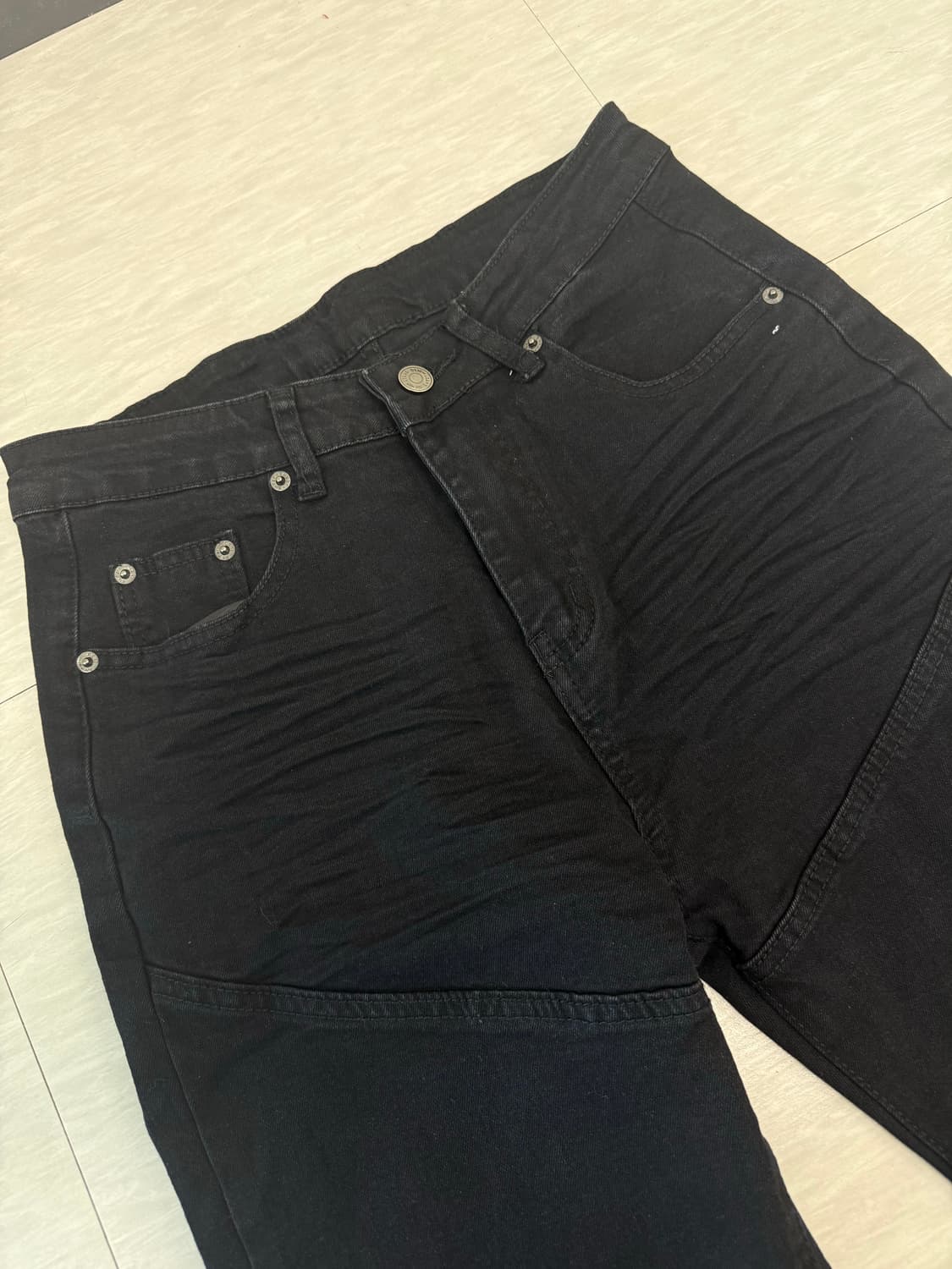 릭오웬스 스타일 레트로 플레어진 상품이미지9