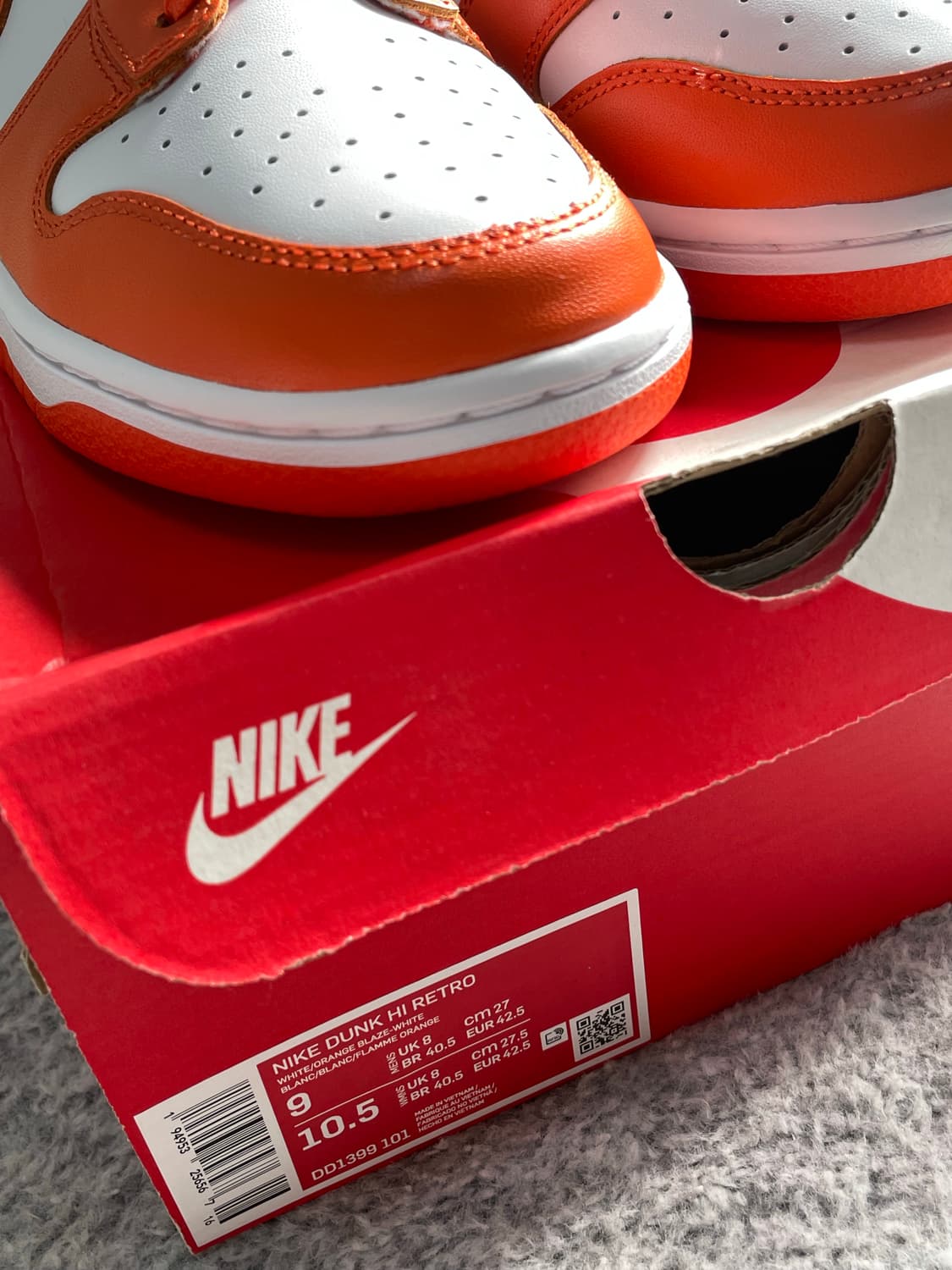 [270] 나이키 덩크 하이 오렌지 블레이즈 상품이미지2