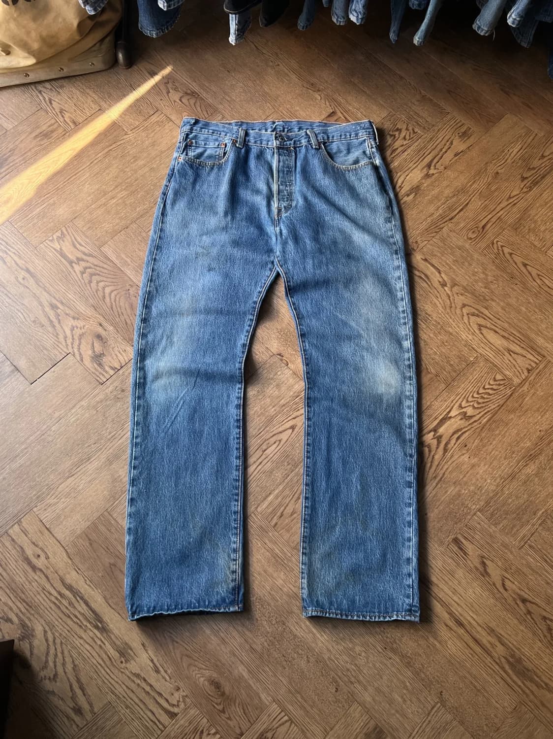 [38]리바이스 501 빈티지 워싱 데님 팬츠 상품이미지1