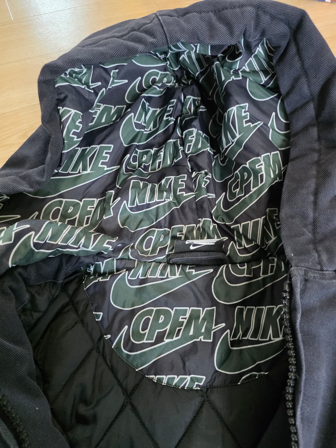 나이키 x CPFM 워크웨어 자켓 블랙 - 아시아 상품이미지2