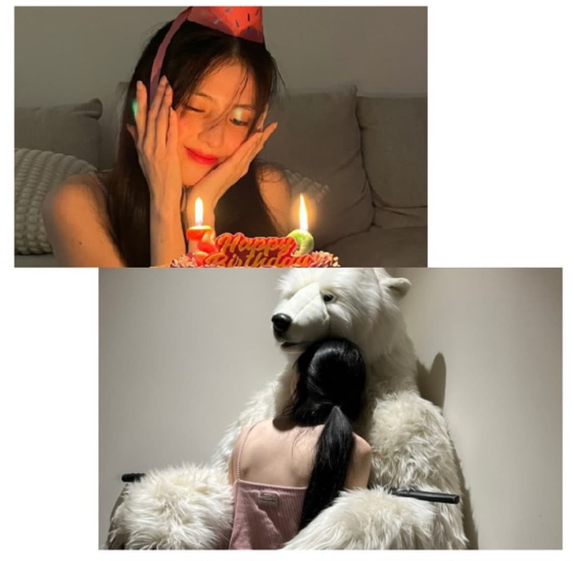 오버듀플레어 핑크 슬리브리스 탑 상품이미지2