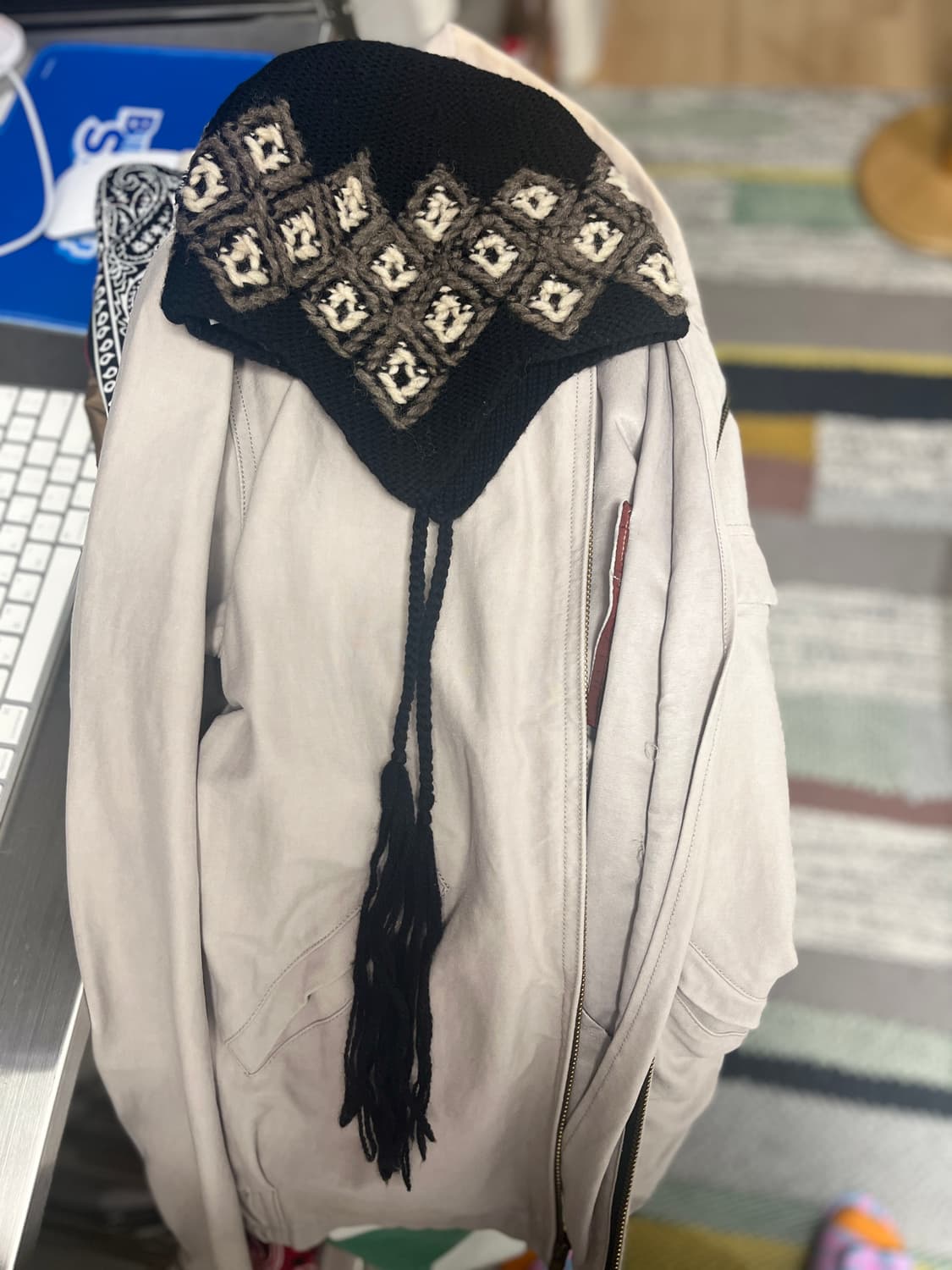 칠드런오브 더 디스코댄스 핸드 니팅 네이티브 캡 상품이미지8