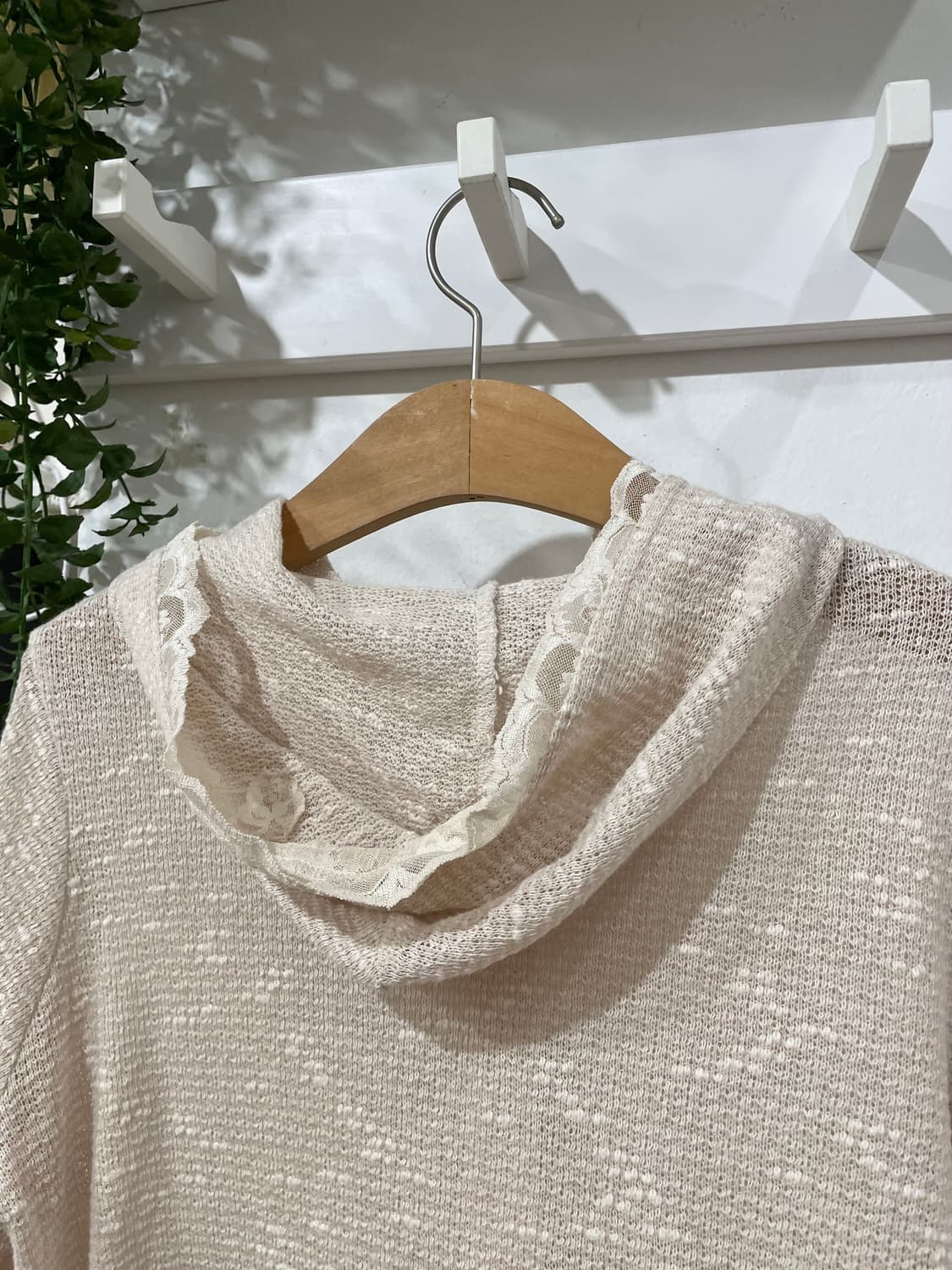 Lace Hood Crochet Cardigan 상품이미지9