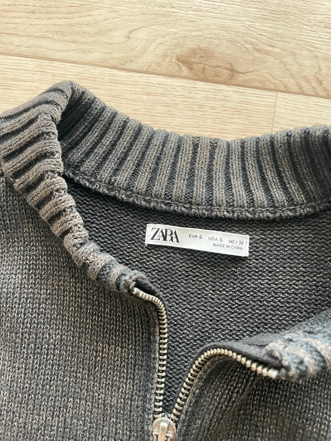 자라 집업가디건 상품이미지4