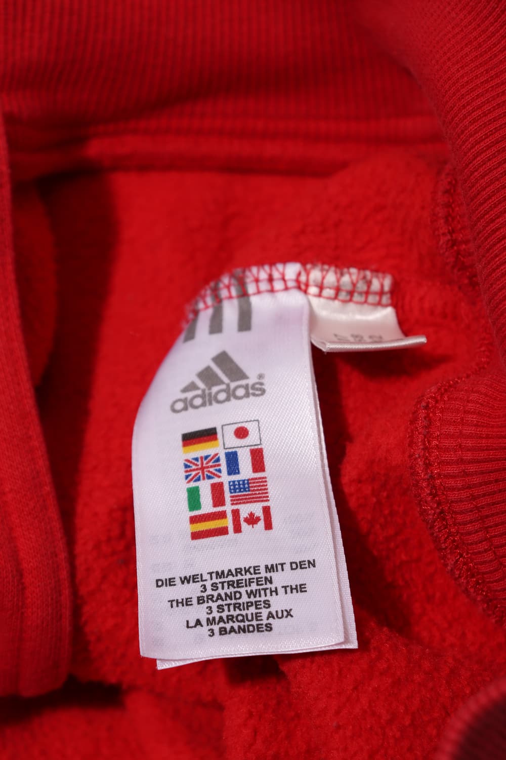 ADIDAS 00s AC밀란 1899 레드 후드 집업 size 100 상품이미지5