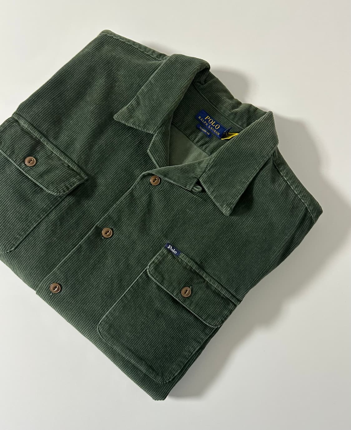폴로 랄프로렌 클래식핏 코듀로이 캠프 셔츠 상품이미지5