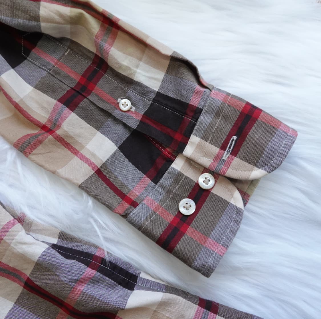 매킨토시 런던 하우스 체크 코튼 셔츠 1948 상품이미지7