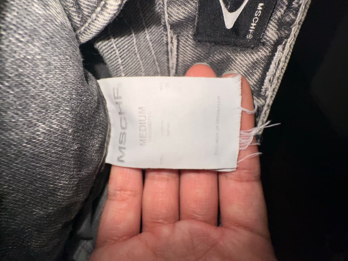 미스치프 워시드 버뮤다 블리치드 그레이 상품이미지4