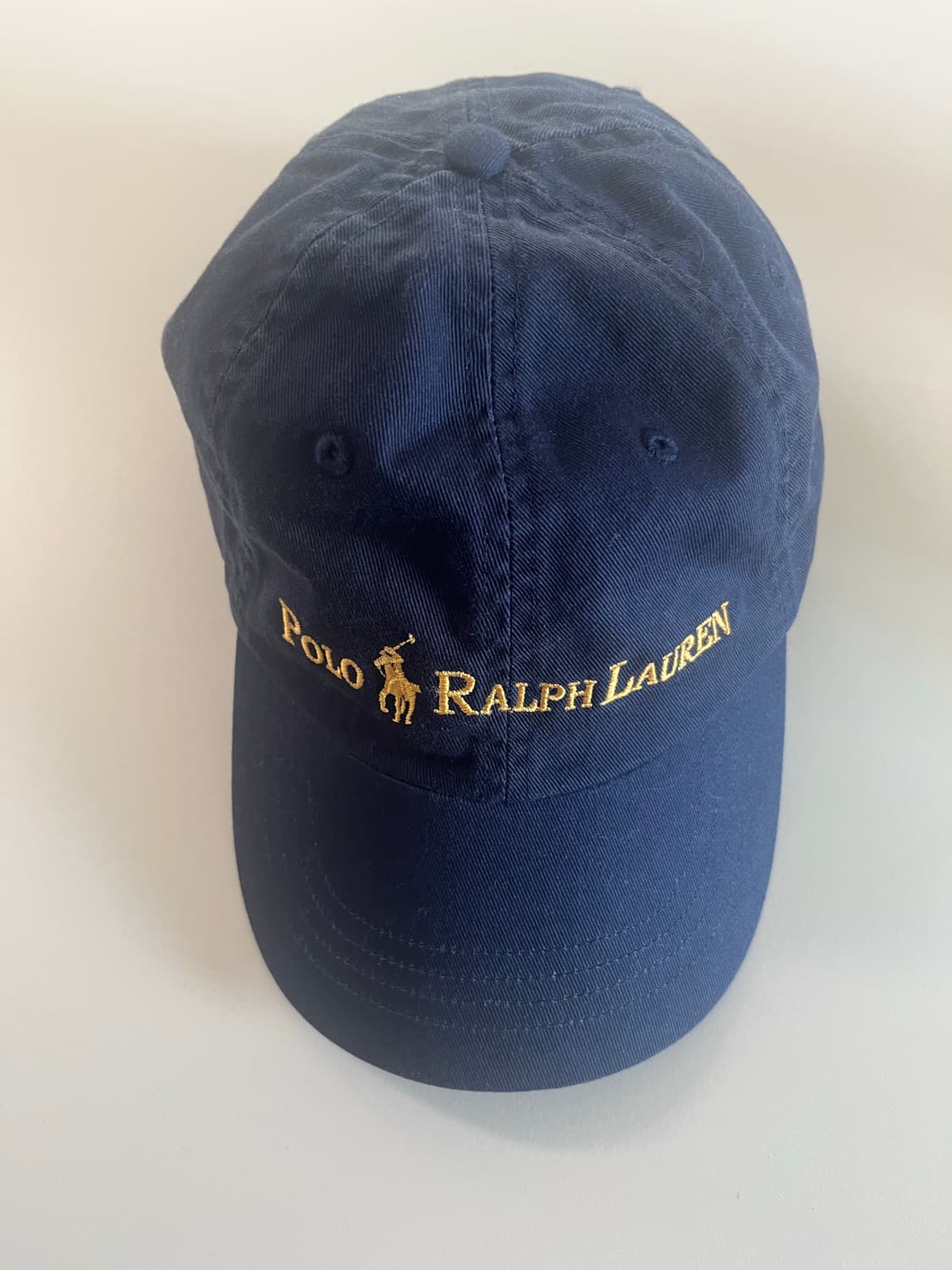 빔즈 x 폴로 콜라보 네이비 금장 볼캡 상품이미지1