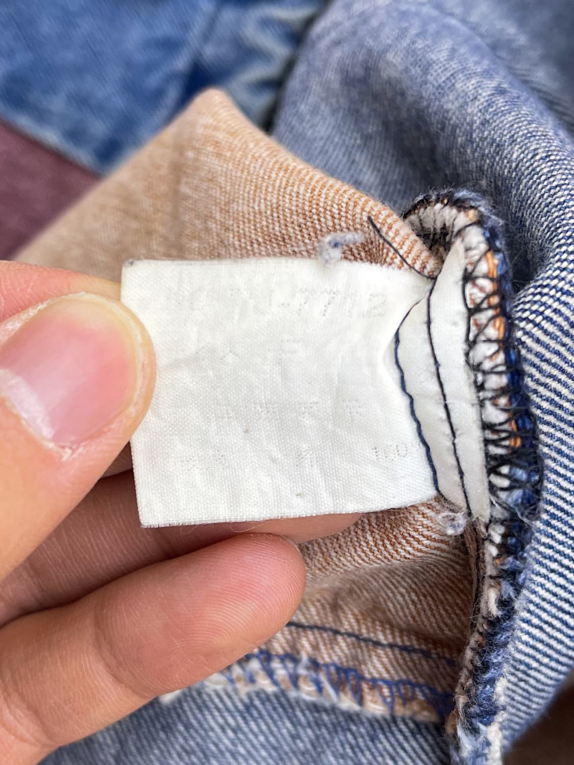 Stick Potato 90s 데님 패치워크 아노락 상품이미지10