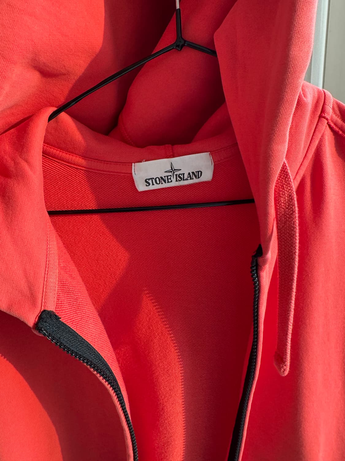 [정품] 스톤아일랜드 레드 후드집업 L 상품이미지2