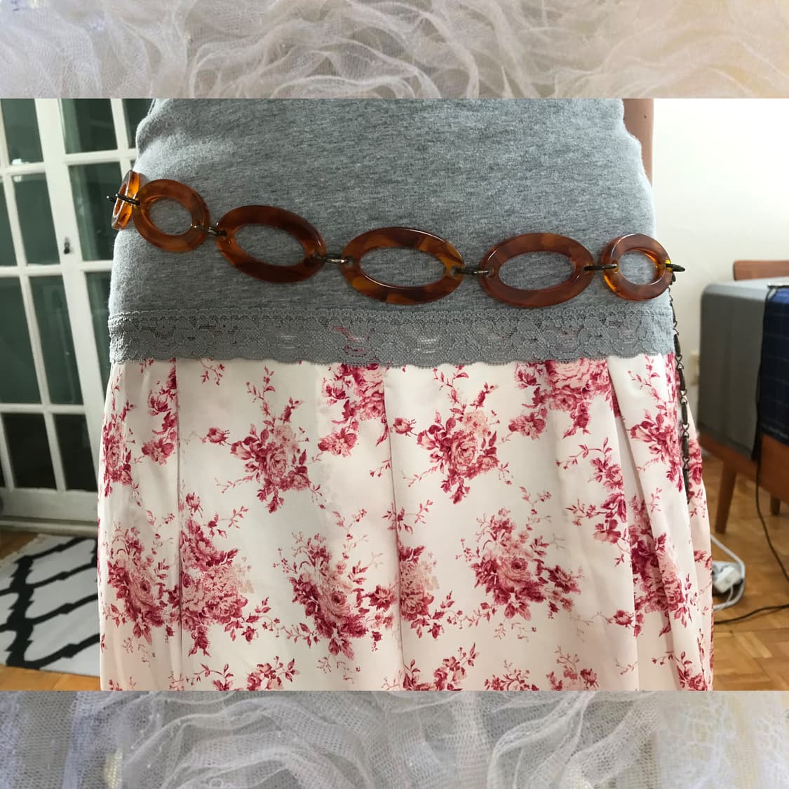 vintage lace sleeveless 상품이미지2