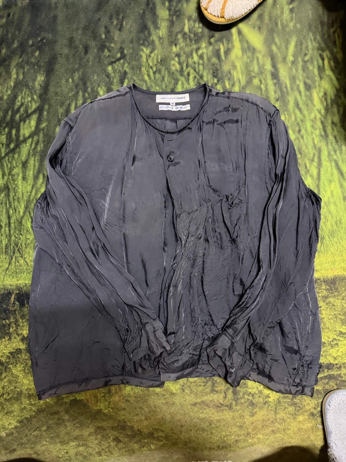 꼼데가르송 셔츠라인 패디드 실크 셔츠 상품이미지1