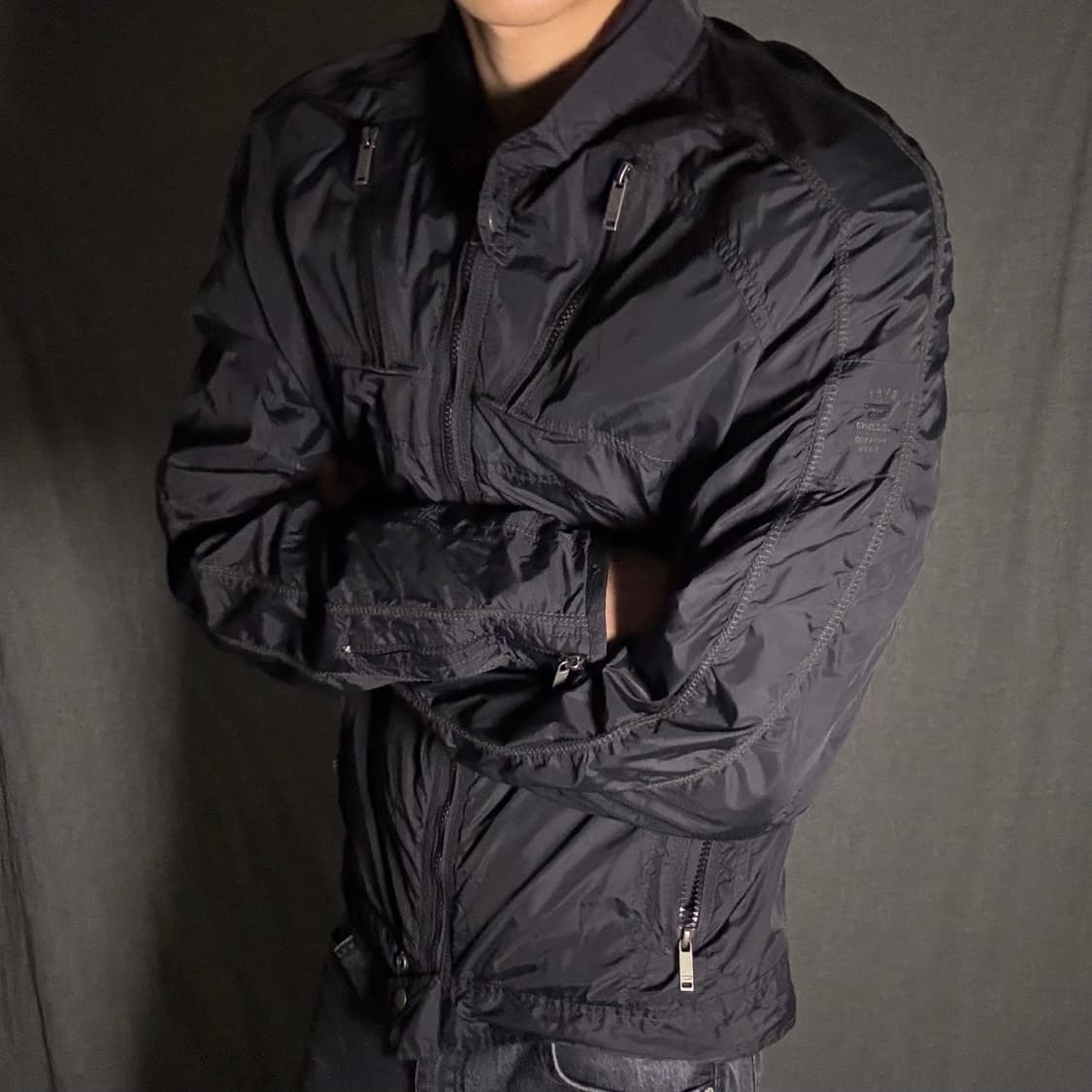 디젤 나일론 라이더 자켓 상품이미지1