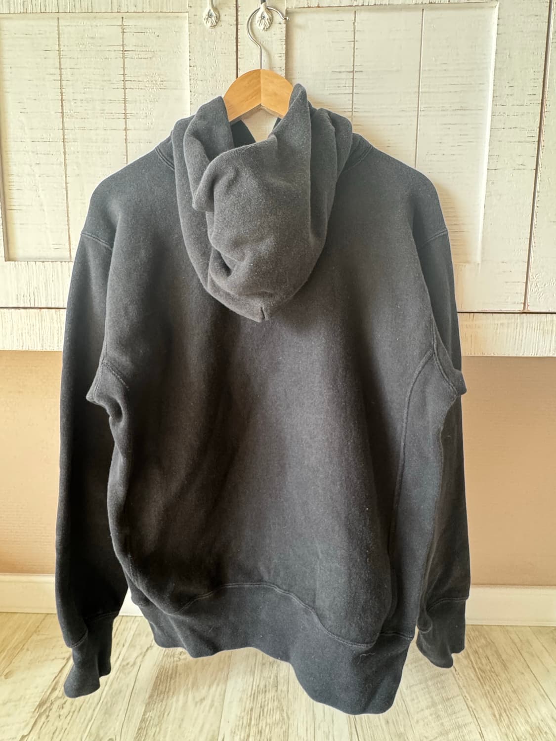 챔피온 리버스위브 블루택 후드 상품이미지3