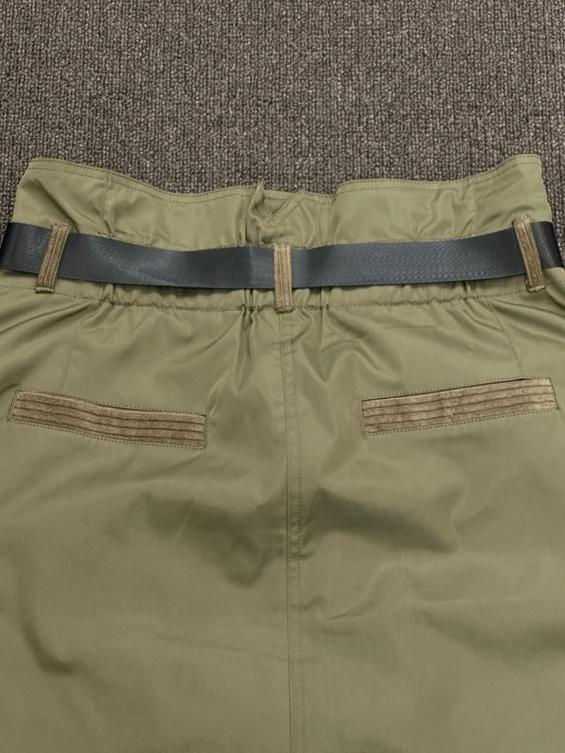 OS)Japanese vintage 여성 벨티드 코듀로이 집업 카고 스커 상품이미지7