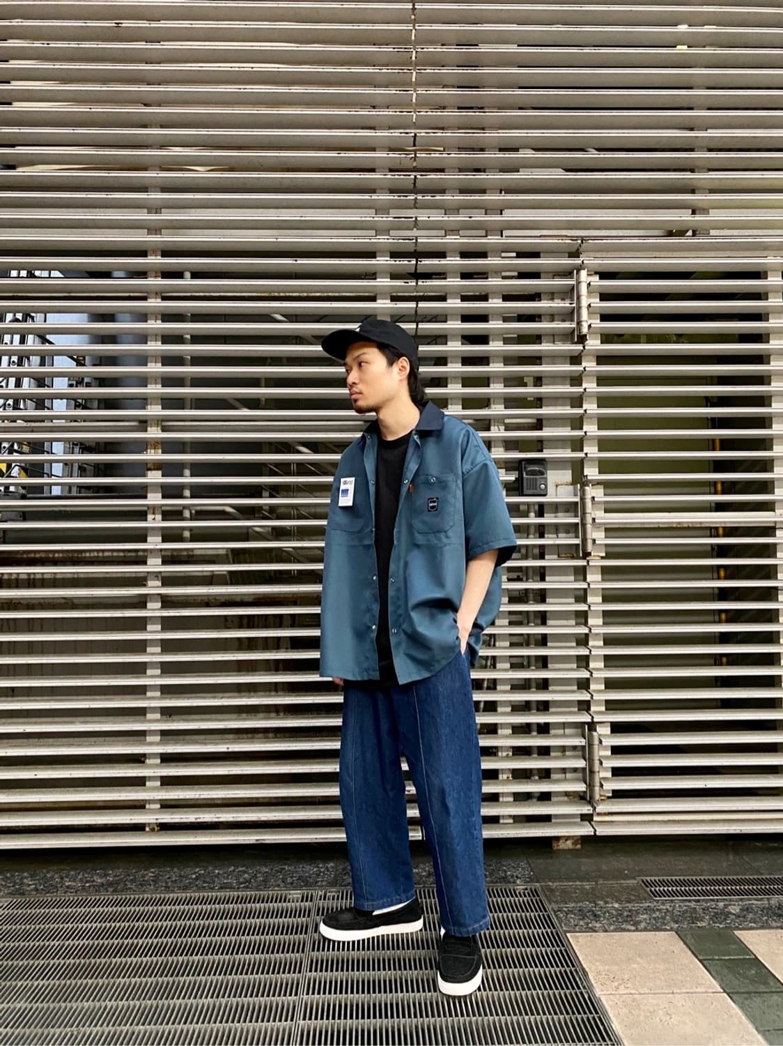 WHO'S WHO gallery Dot Button S/S Shirt 상품이미지5